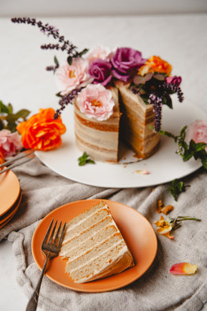 VANILLA MAPLE CAKE - Sweet Laurel