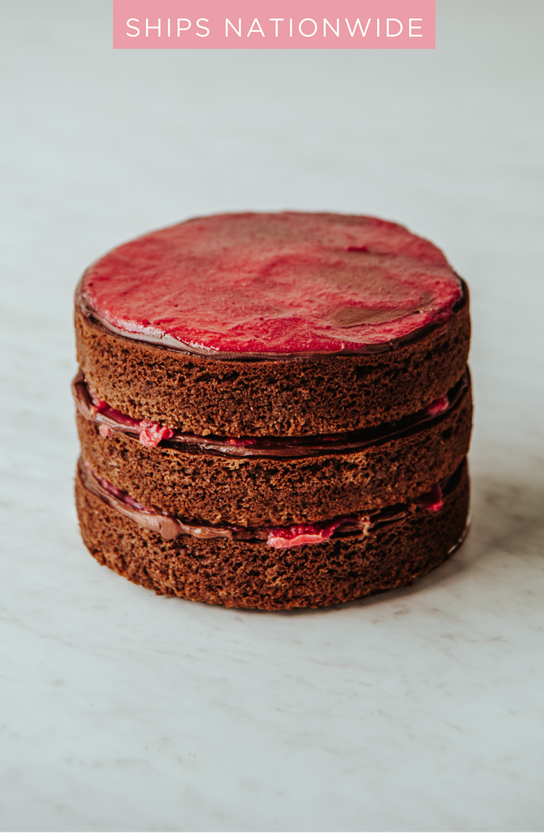 Chocolate Raspberry Layer Cake