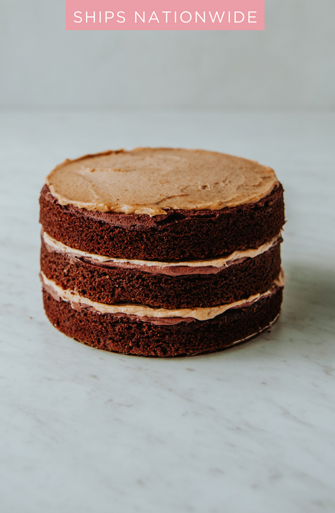 Chocolate Caramel Layer Cake
