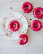 PALEO DONUTS WITH PINK ICING