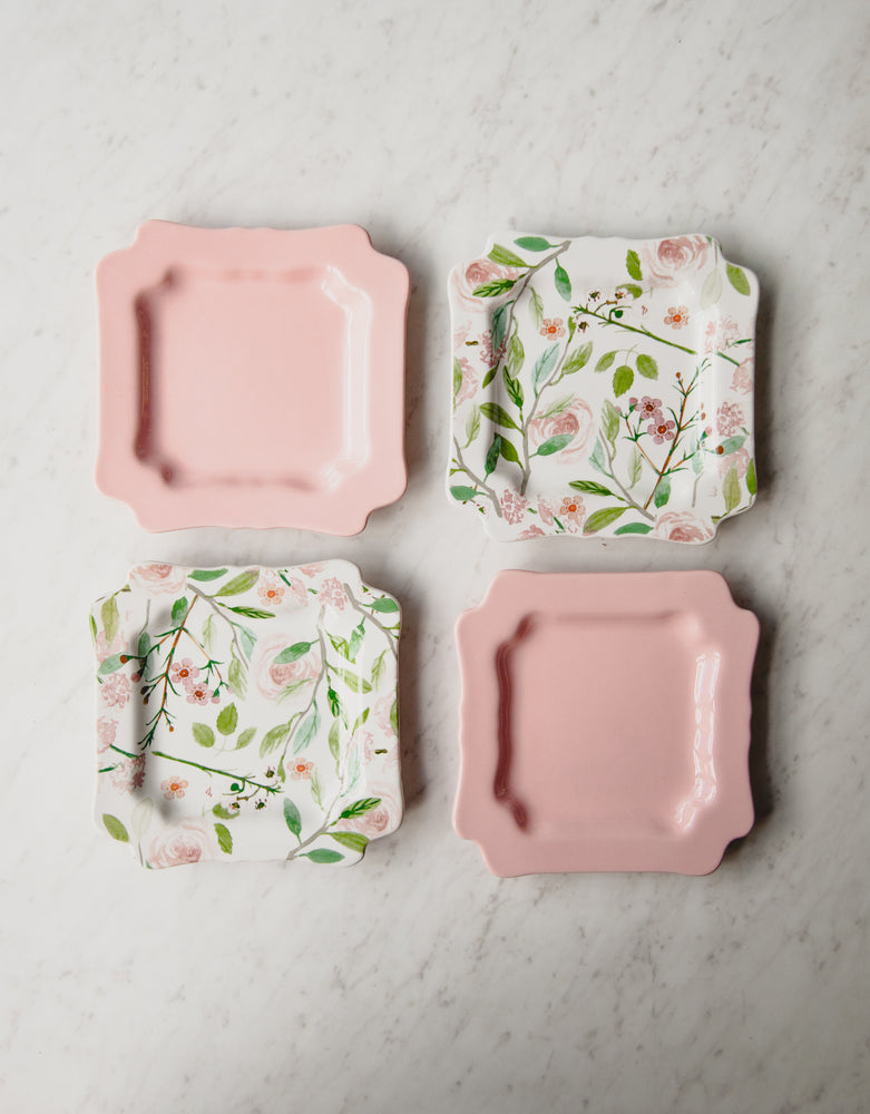 Cleobella x Sweet Laurel Penelope Oven Mitt Set + Floral Dessert Plates