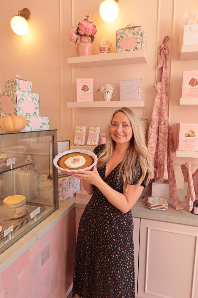 Chloe's Kitchen x Sweet Laurel Pumpkin Pie with Gingerbread Crust