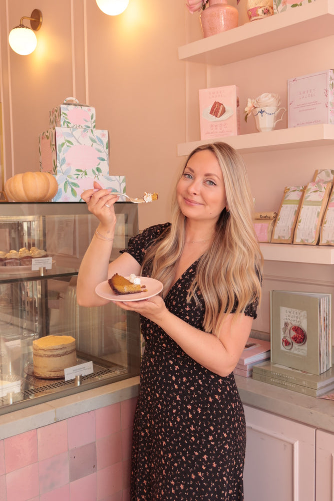 Chloe's Kitchen x Sweet Laurel Pumpkin Pie with Gingerbread Crust