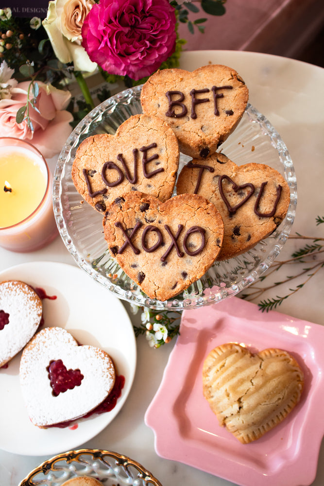 Mini Heart Shaped Cookie Cakes (pack of 9)