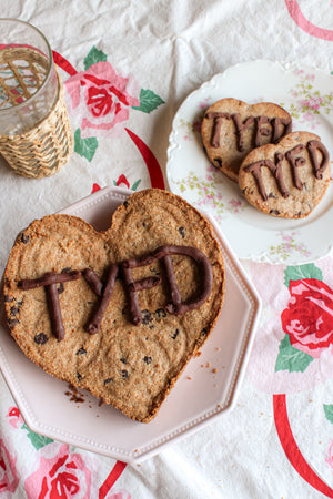 Heart Cookie Cake