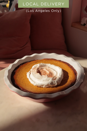 Chloe's Kitchen x Sweet Laurel Pumpkin Pie with Gingerbread Crust