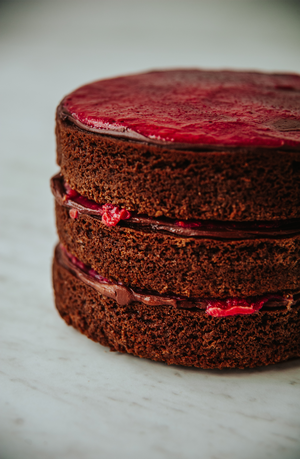 
            
                Load image into Gallery viewer, Chocolate Raspberry Layer Cake
            
        