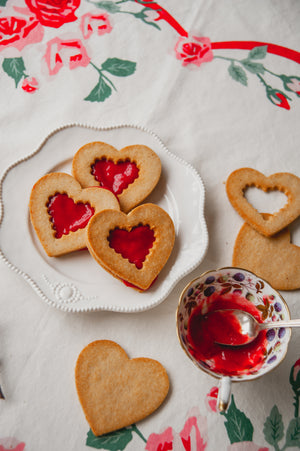 Heart Linzer Cookies 