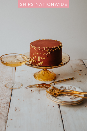 sparkling new year's eve cake